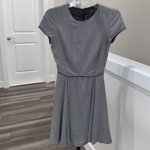 Zara houndstooth dress🖤 🤍